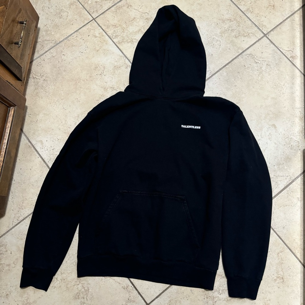 Unisex TALENTLESS Midnight Black Hoodie